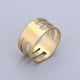 thumbnail image 5 of Herramienta de fabricación de aretes de cobre Ticfox anillo abierto latón 17 mm interior 18,5 mm exterior 9 mm altura, 5 of 5