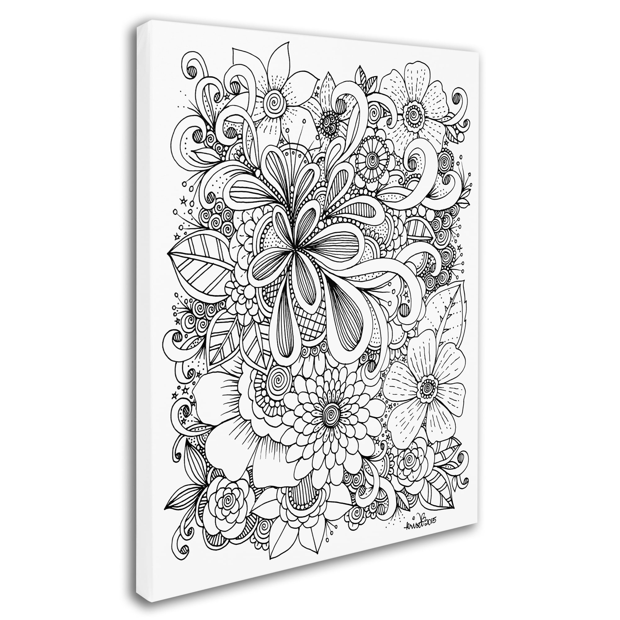 KCDoodleArt 'Zendoodle 5' Canvas Art 18 x 24