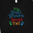 thumbnail image 3 of Inktastic My Great Grandma Loves Me for Grandson Toddler Sweatshirt, 3 of 4