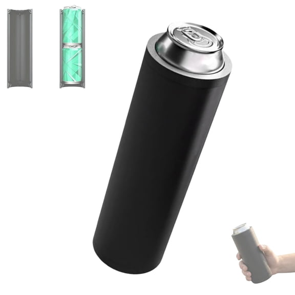Double Tactical Reload Holder – Insulated Cooler for Two 12oz Cans | Universal Can Cooler, Bottom Reload Design for BBQ, Travel & Parties