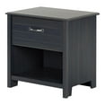 thumbnail image 2 of South Shore Ulysses 1-Drawer Nightstand - End Table with Storage for Child, in Blueberry, 2 of 11