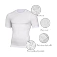 thumbnail image 3 of POP CLOSETS Compression Shirts for Men Slimming Shirt Body Shaper T-Shirt to Hide Gynecomastia Moobs Base Layer Tank Tops, 3 of 7