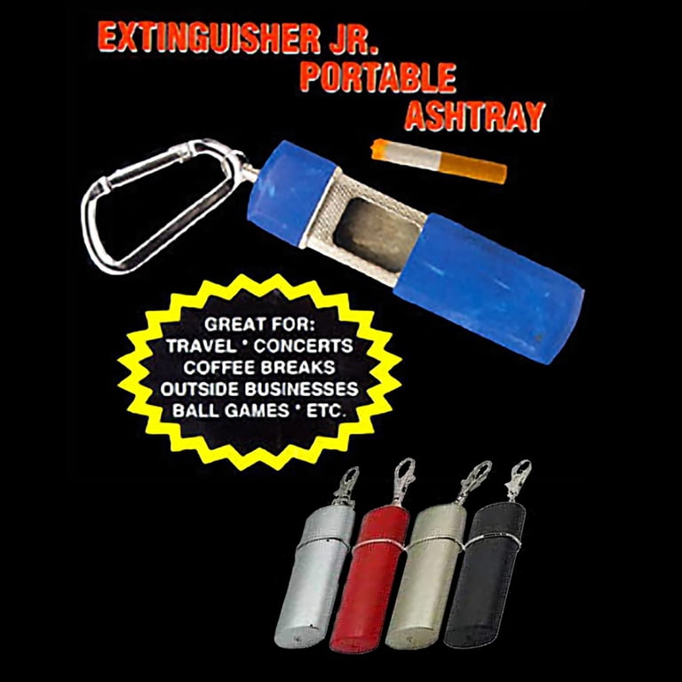 cigarette ashtray snuffer ASOTV - Portable Ashtray Cigarette Snuffer Traps Smoke Odors ‎11.2x8.2x8cm  40 Grams- Assorted Colors