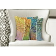 thumbnail image 4 of Ambesonne Colorful Throw Pillow Cover 2 Pack, Digital Drawing, 18", Multicolor, 4 of 6