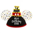 thumbnail image 2 of Disney Parks Mickey Mouse Best Birthday Ever Ear Hat for Adults New with Tag, 2 of 3