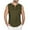 Green, variant on Mens Tank Top Beach Fashion Drawstring Solid Color Cotton And Linen Sleeveless T ShirtsTops