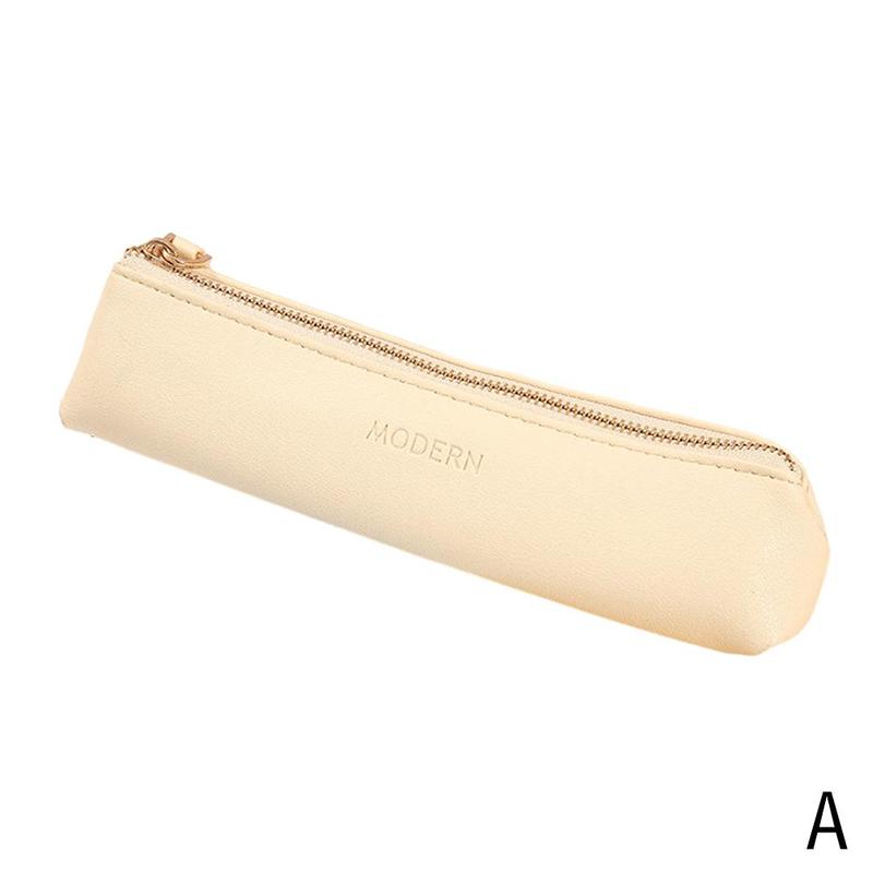 Cute Pencil Case Pu Leather Pencil Bag Color Pen Case School Supplies Storage Bag Girls Pen Bag Gifts For Children M5X1