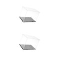 thumbnail image 1 of VONKY Transparent Acrylic Container for Dustproof Protection and Showcase 22x11.5x15.5cm 2Set, 1 of 1