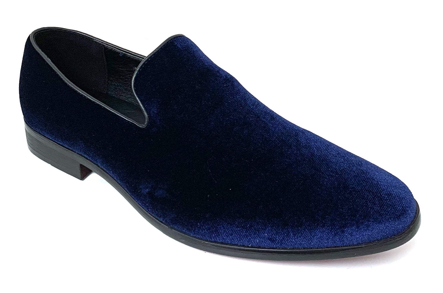 Alberto Fellini Men's Dress Shoes Velvet Formal Loafer Tuxedo Fashion Slip On, Size: Medium, Blue