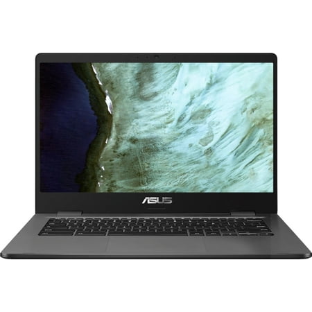 ASUS Chromebook C423 14" Laptop Computer for Business Student, Intel Celeron N3350 up to 2.4GHz, 4GB DDR4 RAM, 32GB eMMC, Grey, Chrome OS (Google Classroom Ready)