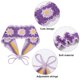 thumbnail image 4 of Bandanas para el pelo hippies, diademas para mujer, diademas bohemias, bandas para el pelo tejidas, pañuelos florales para la cabeza, 4 of 5