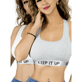 thumbnail image 1 of Set de 2 Bras Mujer Unitalla Con Copas Push Up Peto Medio Comodidad Sin Varilla, 1 of 5