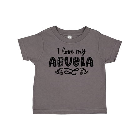 

Inktastic I Love My Abuela with Hearts Gift Toddler Boy or Toddler Girl T-Shirt