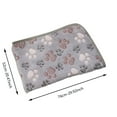thumbnail image 2 of Light Gray Double-Sided Pet Blanket – Coral Velvet Soft Warm Blanket for Cats, Dogs & Kennels (M), 2 of 2