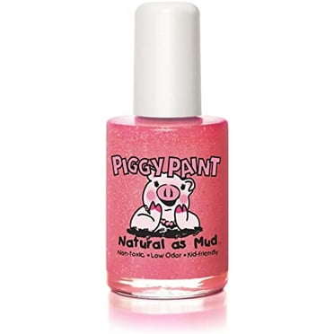 Piggy Paint 100% Non-toxic Girls Nail Polish - Safe, Chemical Free Low Odor for Kids, Shimmy Shimmy POP