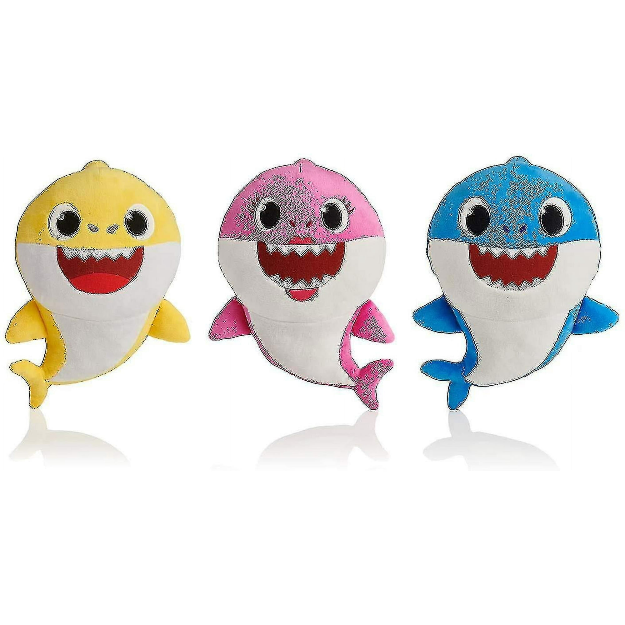 Baby shark light singing plush discount