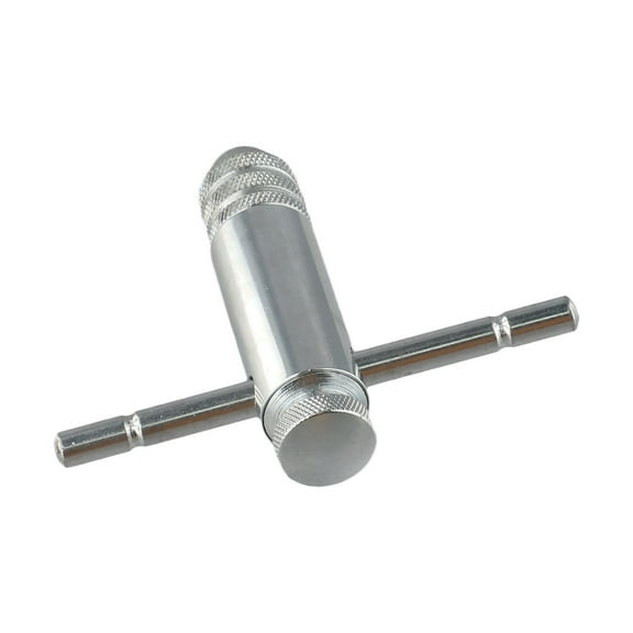 Adjustable T-Handle Ratchet Tap Wrench / 5Pc M3-M8 Metric Machine Screw Tap Tap Wrench