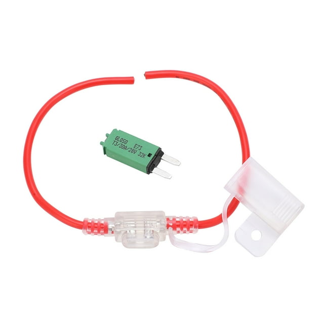 Portafusibles, Resistente Al Agua, A Prueba De Polvo, Fusible De Reinicio Manual, Protección Contra Sobrecorriente 30A 12AWG Con Función De Recuperación Para Yates, Vehículos ANGGREK 30A Fuse Holder