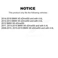 thumbnail image 2 of Transit Auto Front Disc Brake Caliper Rotors and Semi-Metallic Pads Kit for Car BMW X5 X6 KC8-100126P, 2 of 11