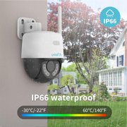 3MP Weatherproof Wi-Fi Active Deterrence Mini Pan & Tilt IP Security Camera