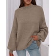 thumbnail image 2 of Suéter PRETTYGARDEN 2025 Otoño Tejido Grueso Cuello Alto S, 2 of 5
