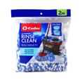 thumbnail image 2 of O-Cedar EasyWring RinseClean Refill, Microfiber Mop Head, 2 Count, Deep Clean, Machine Washable 5 Pack, 2 of 4
