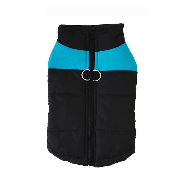 Chaleco para mascotas de otoño e invierno, chaqueta microimpermeable de algodón para perros, chaqueta para cachorros, chaqueta cálida para perros S Rojo Verde Cocina, Decoración y Otros