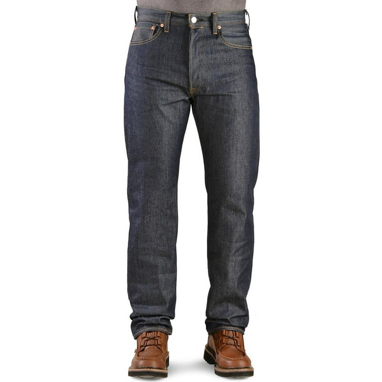 Levis Strauss 501 Button Fly Original Jeans Shrink to Fit 00501 0000 Walmart