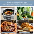 thumbnail image 5 of Roast and Steamer Rack Compatible with Ninja Foodi Possible Cooker Pro 8.5 Quart MC1000, MC1001, MC1010 Slow Cooker Crock, Stainless Steel Crock Pot Accessories with Silicone Protected Feet Handles, 5 of 7