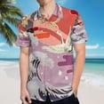 thumbnail image 5 of High Quality Hawaiian Shirts for Men Short Sleeve Aloha Beach Shirt Floral Summer Casual Button Down Shirts Blouses L62LXH, 5 of 7