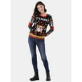 thumbnail image 2 of No Boundaries Christmas Sweater, Women's and Women's Plus, 2 of 5