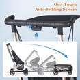 thumbnail image 2 of Beberoad Love R1 Auto-Folding Ultra Lightweight Travel Stroller for Airplane, Small Compact Strollers for Babies and Toddlers Aged 6-36 Mths, Only 11.5 lbs, Can Combine into a Double Stroller, Black, 2 of 7
