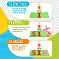 thumbnail image 3 of MesaSe Alphabet Sensory Mastermind Kit - Learning & Education Flash Cards for Short Vowel Reading  Sight Words  and Spelling Games - Fidget Toy for Kids‘ Cognitive Development  Perfect Ch, 3 of 6