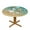 Beach, variant on Ocean Turtle Round Fitted Tablecloths with Elastic, Waterproof Table Cover for Outdoor Indoor Patio Home Kitchen - Fits Tables 40" to 44" Diameter