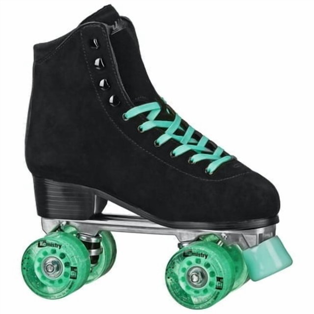 Roller Derby Patins à Roulettes Elite Drift (5, Menthe Noire)
