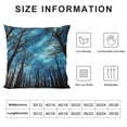 thumbnail image 5 of COMIO  Throw Pillow Covers Trees at Night Facing The Starry Night Sky,Decorative Accent Pillow Cases for Couch Bed and Living Room, 5 of 5