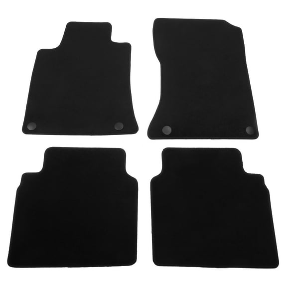 Ikon Motorsports Floor Mat Fits 2019-2025 Nissan Altima Black Nylon OEM Fitment Style Front & Rear Floor Mats Anti-slip Carpets Replacement 4PCS