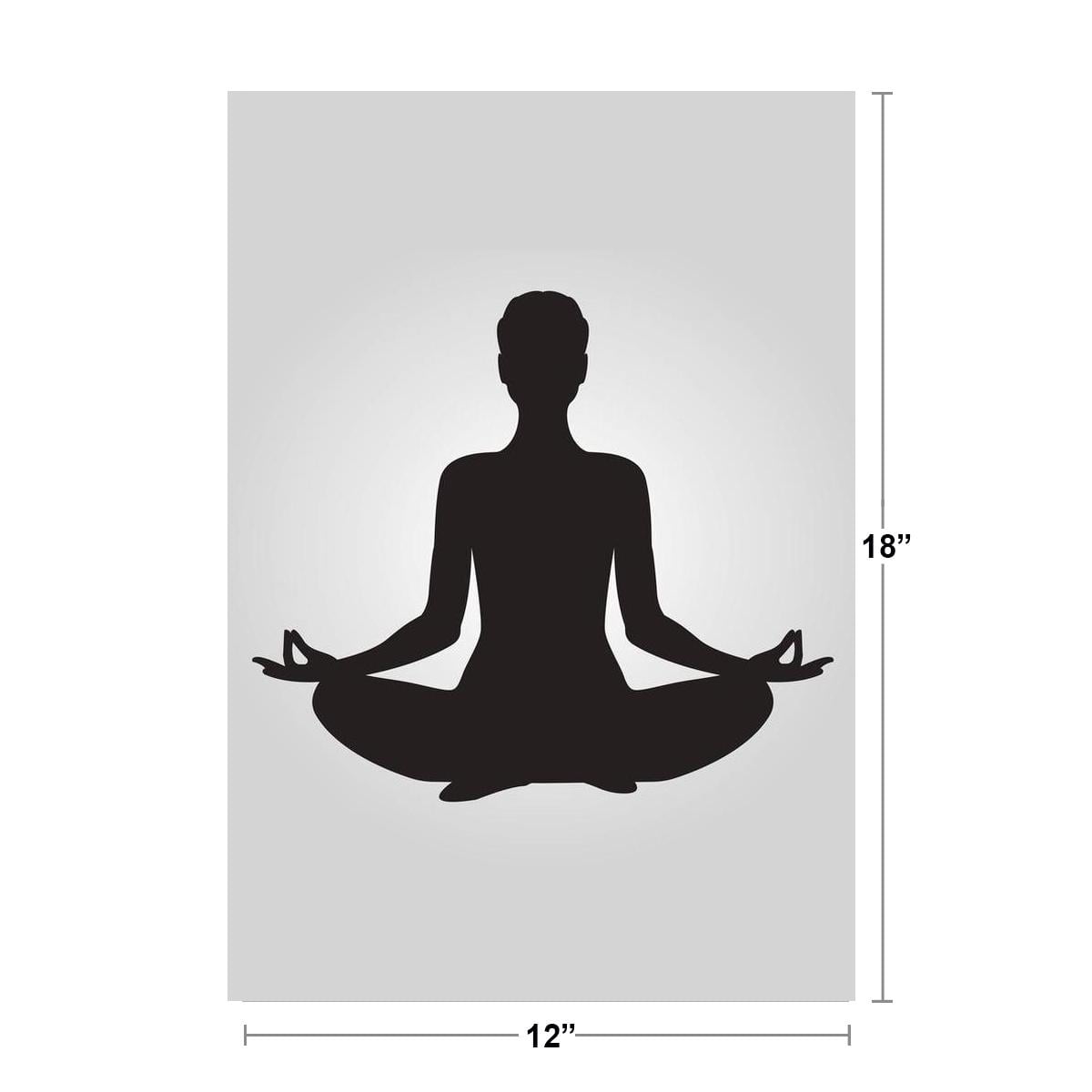 Yoga Lotus Position. Vector Silhouette Of Yoga Woman. Lotus Pose. Padmasana.  Asana. Royalty Free SVG, Cliparts, Vectors, and Stock Illustration. Image  131653023.