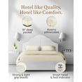 thumbnail image 7 of Good Sleep Bedding 100% Egyptian Cotton King Sheets, Luxury 1000 Thread Count 4 Piece Sheets & Pillowcases Set - Ivory, 7 of 7