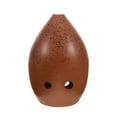 thumbnail image 4 of Chinese Flute Xun Instrument Ceramic Ocarina Ancient Xun Instrument 8 Hole Ceramic Ocarina Musical Instruments With Cleaning Cloth For Kids Children Beginner, 4 of 5