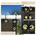 thumbnail image 3 of 4' Feet x 220' Feet Brown Commercial Privacy Fence Screen Custom Available 3 Years Warranty 160 GSM 88% Blockage, 3 of 7