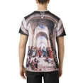 thumbnail image 2 of Ma Croix Mens Graphic Print Renaissance Art "The School of Athens" Painting T Shirt, 2 of 7