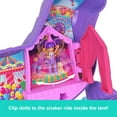 thumbnail image 6 of Polly Pocket Celebration Kitty Playset with 2 Micro Dolls, 23 Surprise Accessories Including Pets, Birthday Party with Ferris Wheel Ride, 6 of 7
