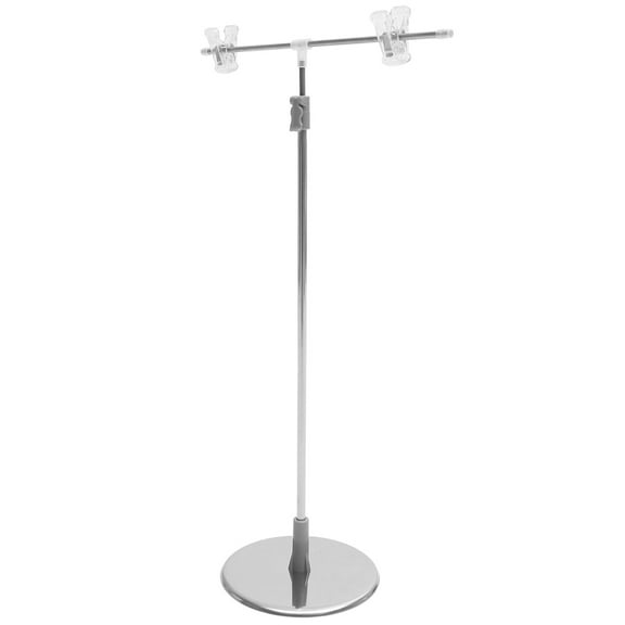 Kitandove 1Set T Shape Adjustable Stand Poster Holder 48-85cm for