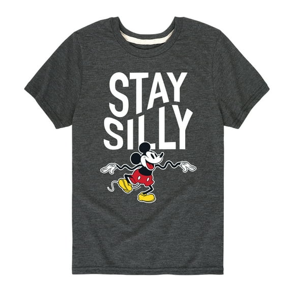 Mickey & Friends - Stay Silly - Toddler And Youth Short Sleeve Graphic T-Shirt