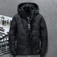 thumbnail image 5 of Sonducket Manténgase abrigado y a la moda, chaqueta acolchada con capucha para hombre, chaquetas gruesas con capucha cálidas y acolchadas, Abrigos y chamarras azul l, 5 of 6