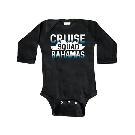 

Inktastic Bahamas Cruise Squad Travel Vacation Gift Baby Boy or Baby Girl Long Sleeve Bodysuit