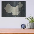 thumbnail image 4 of Luxe Metal Art 'Old World Map China' by Wild Apple Portfolio, Metal Wall Art, 16"x12", 4 of 9