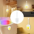 thumbnail image 2 of asddcavvf New Smart Induction Toilet Lamp Hanging Night Light Emergency Night Light Light Light Control Night Light Hex Lights, 2 of 9