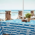 thumbnail image 3 of Outdoor Tablecloth with Umbrella Hole Umbrella Tablecloth Patio Tablecloths with Zipper for Courtyards, Terraces, and Beaches 60 x 84 in, 3 of 6